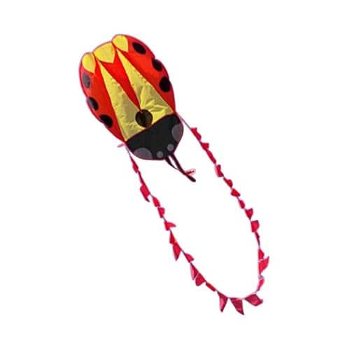 LeeQinersw Ladybird Parafoil Drachen Fliegende Spielzeug tierische Kite Outdoor -Spielzeug für den Yard Beach Park, Rot LeeQinersw Ladybird Parafoil Drachen Fliegende Spielzeug tierische Kite Outdoor -Spielzeug für den Yard Beach Park, Rot von LeeQinersw