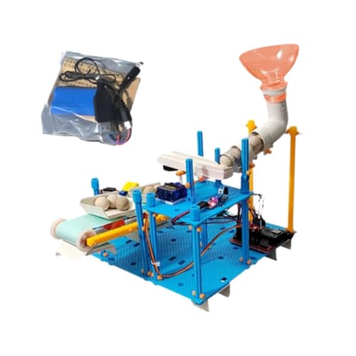 LeeQinersw Montagelinie Förderbeltmodell Stammspielzeug Lehren von Requisiten Hand versammelte Wissenschaftsexperiment -Kit für Homeschool -Jungen Mädchen LeeQinersw Montagelinie Förderbeltmodell Stammspielzeug Lehren von Requisiten Hand versammelte Wissenschaftsexperiment -Kit für Homeschool -Jungen Mädchen von LeeQinersw