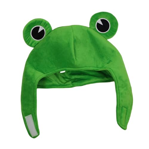 LeeQinersw Niedliche Plüsch-Froschmütze, zum Verkleiden, Winter-Ohrenschutz für und Erwachsene, Geburtstag LeeQinersw Niedliche Plüsch-Froschmütze, zum Verkleiden, Winter-Ohrenschutz für und Erwachsene, Geburtstag von LeeQinersw