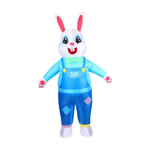 LeeQinersw Ostern aufblasbare Hasenkostüm -Hasenanzug für Halloween Cosplay von LeeQinersw