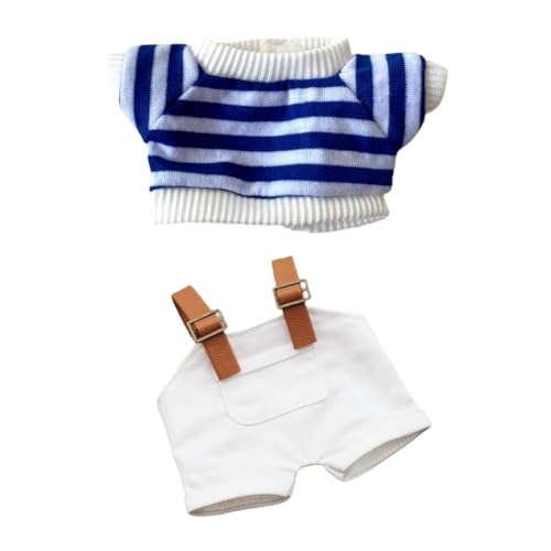 LeeQinersw Plüschpuppenkleidung für 15 cm Puppe Keine Puppe inklusive DIY -Foto -Requisiten kreative Puppenkleidung Doll Outifits für Anhängerpuppe, Style C von LeeQinersw