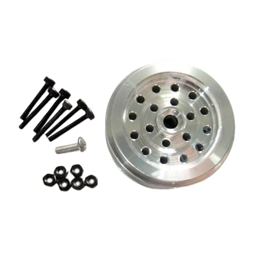 LeeQinersw RC Truck Radnabe Deep Dish Felge 1:16 Zubehör Stoßfeste Metallfelge Reifenräder Nabe für Hobby-Kletteranhänger von LeeQinersw