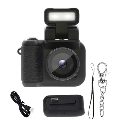 LeeQinersw Retrosnap Mini-Videokamera, Vintage-Camcorder, 6 Verschiedene, Recorder, Aufladen, Digitale Fotokamera für Aufnahmen von Kindern, Schwarz LeeQinersw Retrosnap Mini-Videokamera, Vintage-Camcorder, 6 Verschiedene, Recorder, Aufladen, Digitale Fotokamera für Aufnahmen von Kindern, Schwarz von LeeQinersw