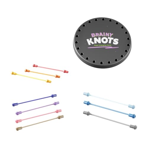 LeeQinersw Seil, Spielzeug entwirrt, Gehirnteaserspiel, Intelligenzentwicklung tragbares Mind Toy Seil Puzzle Challenge Spielzeugbrettspiel für Kinder von LeeQinersw