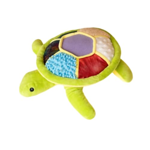 LeeQinersw Sensorisches Schildkrötenspielzeug, Stofftier, süßes, beruhigendes Plüschschildkrötenspielzeug, Schildkrötenpuppe LeeQinersw Sensorisches Schildkrötenspielzeug, Stofftier, süßes, beruhigendes Plüschschildkrötenspielzeug, Schildkrötenpuppe von LeeQinersw