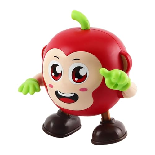 LeeQinersw Tanzende Roboterspielzeugkinder Musical Toy Flexible entzückende Party bevorzugen süße Obstpuppen Kinder elektrisches Spielzeug für Wohnzimmer Zuhause, Apfel von LeeQinersw