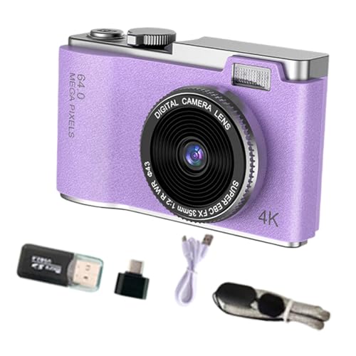 LeeQinersw Tragbares -Digitalkamera-Spielzeug, 11,7 x 6,4 x 2,9 cm, multifunktionales Zubehör für die Fotografie, Akkulaufzeit, 2,4-Zoll-Bildschirm, Violett LeeQinersw Tragbares -Digitalkamera-Spielzeug, 11,7 x 6,4 x 2,9 cm, multifunktionales Zubehör für die Fotografie, Akkulaufzeit, 2,4-Zoll-Bildschirm, Violett von LeeQinersw