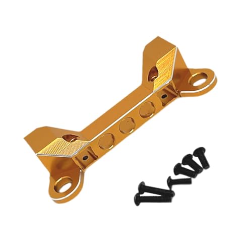 LeeQinersw Verbindungsvorrichtung für RC-Car-Frontstoßstangen, verbesserter Ersatz, DIY-Zubehör, Metallersatzteile, Stoßstangenverbindung für Wltoys, Gold LeeQinersw Verbindungsvorrichtung für RC-Car-Frontstoßstangen, verbesserter Ersatz, DIY-Zubehör, Metallersatzteile, Stoßstangenverbindung für Wltoys, Gold von LeeQinersw