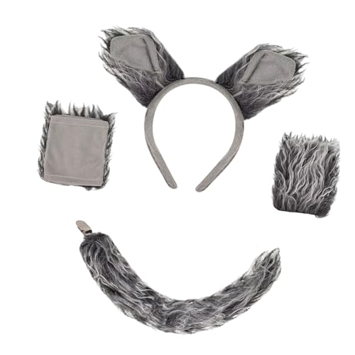 LeeQinersw Wolfskostüm, Anziehhandschuhe für, Mädchen, Erwachsene, Frauen LeeQinersw Wolfskostüm, Anziehhandschuhe für, Mädchen, Erwachsene, Frauen von LeeQinersw