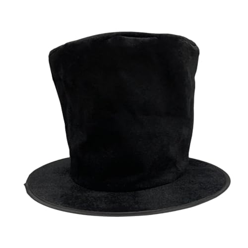 LeeQinersw Zaubererhut Mottopartys Rollenspiele Karneval Klassischer extra hoher Zylinder, Schwarzer Flanell LeeQinersw Zaubererhut Mottopartys Rollenspiele Karneval Klassischer extra hoher Zylinder, Schwarzer Flanell von LeeQinersw