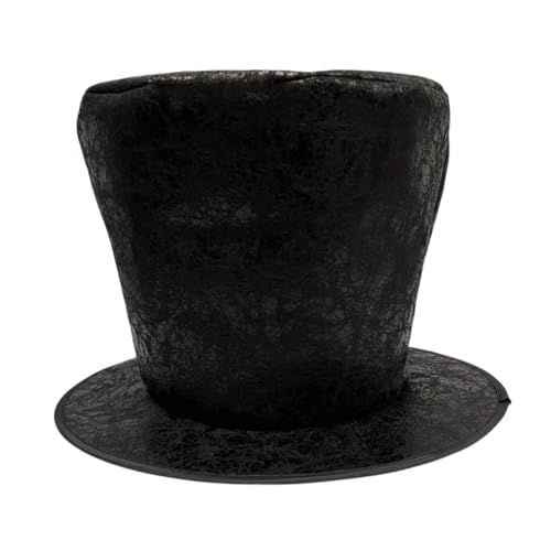 LeeQinersw Zaubererhut Mottopartys Rollenspiele Karneval Klassischer extra hoher Zylinder, Schwarzes Wildleder LeeQinersw Zaubererhut Mottopartys Rollenspiele Karneval Klassischer extra hoher Zylinder, Schwarzes Wildleder von LeeQinersw
