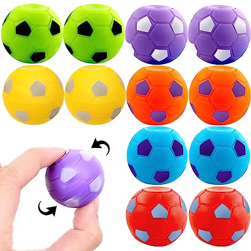 Fußball Spinner Fingerspitzen Spielzeug 12 Stück, Stressball, Mini Bälle, Drehbare Stressbälle Spiel, Spinner Ball für Kinder und Erwachsene Fußball Spinner Fingerspitzen Spielzeug 12 Stück, Stressball, Mini Bälle, Drehbare Stressbälle Spiel, Spinner Ball für Kinder und Erwachsene von Leeelyan