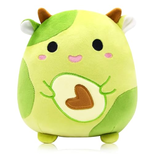 Kuscheltier Plüsch Spielzeug, Kühe Plüschtier Puppen, Kissen Stofftier Plüschtiere, Cartoon Plush Doll Süße Kuscheltiere Kawaii Deko Kuh Plüsch Kissen Spielzeug Geschenk für Kinder - 20CM Kuscheltier Plüsch Spielzeug, Kühe Plüschtier Puppen, Kissen Stofftier Plüschtiere, Cartoon Plush Doll Süße Kuscheltiere Kawaii Deko Kuh Plüsch Kissen Spielzeug Geschenk für Kinder - 20CM von Leeelyan