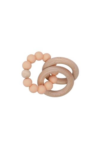 Leevje Beißring 'apricot' – Nachhaltiges Kinderprodukt – hochwertig & liebevoll gestaltet – perfekt als Geschenkidee – Baby Beißring aus Holz & Silikon – unterstützt Zahnung & beruhigt Zahnfleisch Leevje Beißring 'apricot' – Nachhaltiges Kinderprodukt – hochwertig & liebevoll gestaltet – perfekt als Geschenkidee – Baby Beißring aus Holz & Silikon – unterstützt Zahnung & beruhigt Zahnfleisch von Leevje