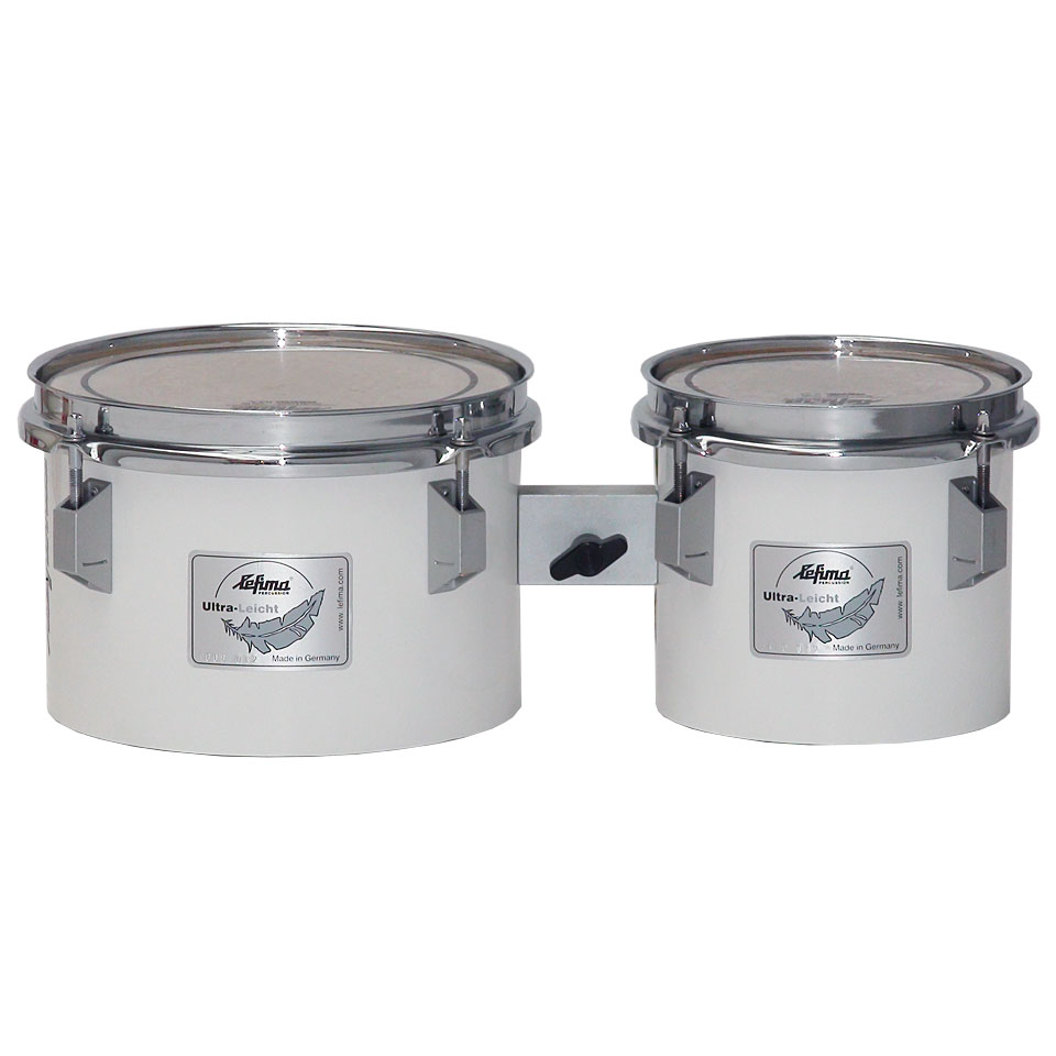 Lefima UltraLeicht Marschtimbales 6"/8" weiß Marsch Bongo Lefima UltraLeicht Marschtimbales 6"/8" weiß Marsch Bongo von Lefima