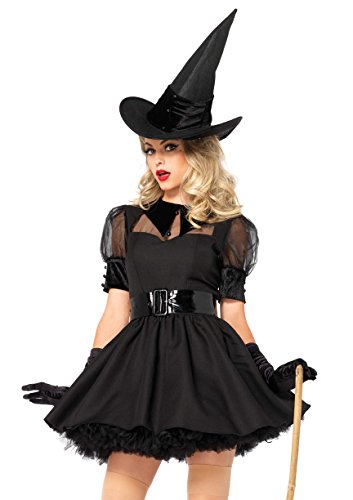 LEG AVENUE 85238 - "Bewitching Witch" Kostüm für Erwachsene, Größe L, schwarz von LEG AVENUE