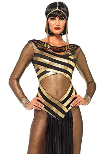 LEG AVENUE 85512 - Goddess Isis Damen kostüm, Größe L ( Schwarzes Gold) von LEG AVENUE