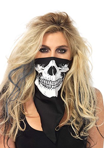 LEG AVENUE 2141 - Skull Bandana, Einheitsgröße (Schwarz-Weiß) von LEG AVENUE