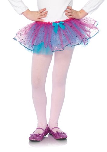 LEG AVENUE 49102 Petticoat, Mädchen, Turquoise & Fuchsia, One Size von LEG AVENUE