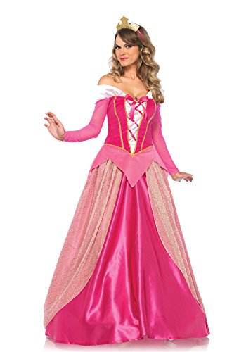 Leg Avenue 8561203005 85612-2Tl Set Prinzessin Aurora, Pink, L, Damen Sleeping Beauty Fasching Kostüm, Größe: L (EUR 42-44) von LEG AVENUE