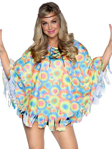 Leg Avenue Hippie Poncho Poncho multicolor One Size von LEG AVENUE