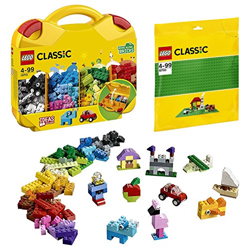 Lego Classic 2er Set 10713 10700 Bausteine Starterkoffer + Bauplatte Grün von Unbekannt