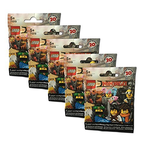 The Lego NINJAGO Movie 5er Set 71019 Minifigures von Leg