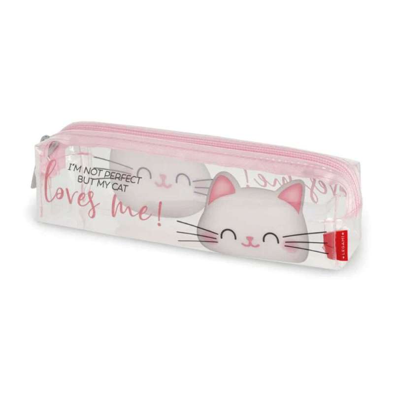 LEGAMI Federmäppchen transparent, LEGAMI Designs Katze LEGAMI Federmäppchen transparent, LEGAMI Designs Katze von Legami