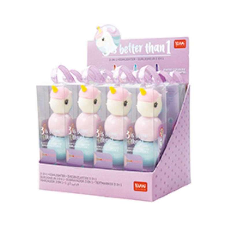 LEGAMI Marker Highlighter 3-in-1 - Unicorn LEGAMI Marker Highlighter 3-in-1 - Unicorn von Legami