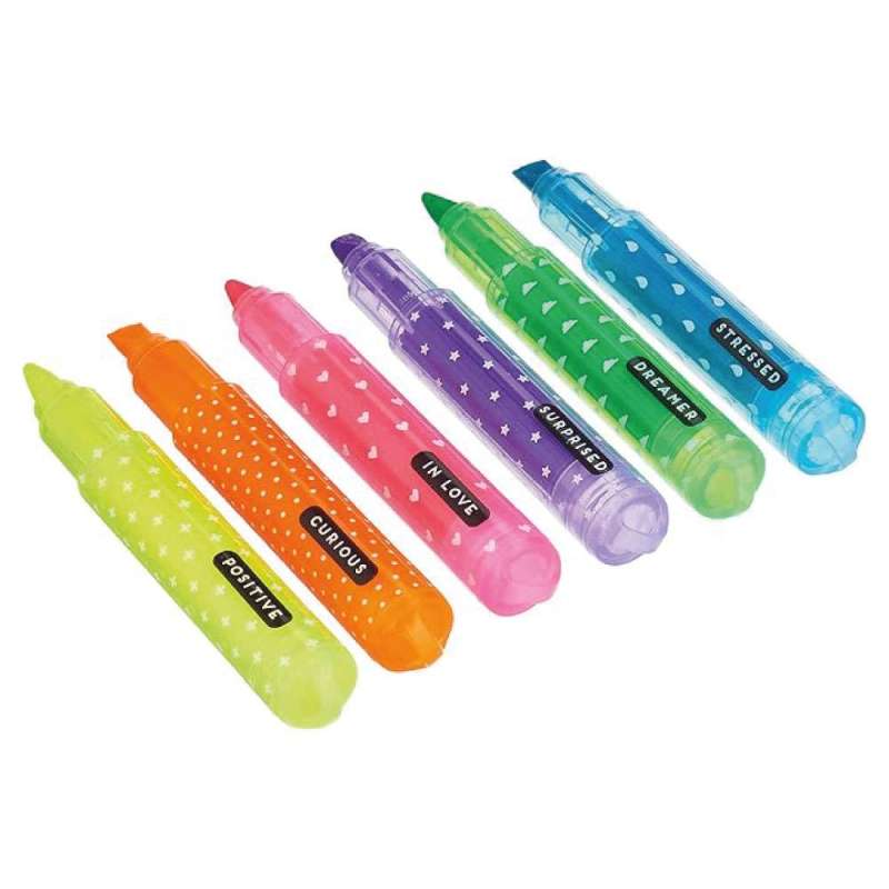 LEGAMI Mini-Textmarker 6er Set, Ausführung Neon LEGAMI Mini-Textmarker 6er Set, Ausführung Neon von Legami