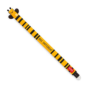 Legami Erasable Gel Pen Bee - Biene - Black INK von Legami