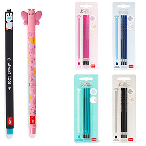 Legami Erasable Gel Pen Set inkl. Butterfly und Refill Legami Erasable Gel Pen Set inkl. Butterfly und Refill von Legami