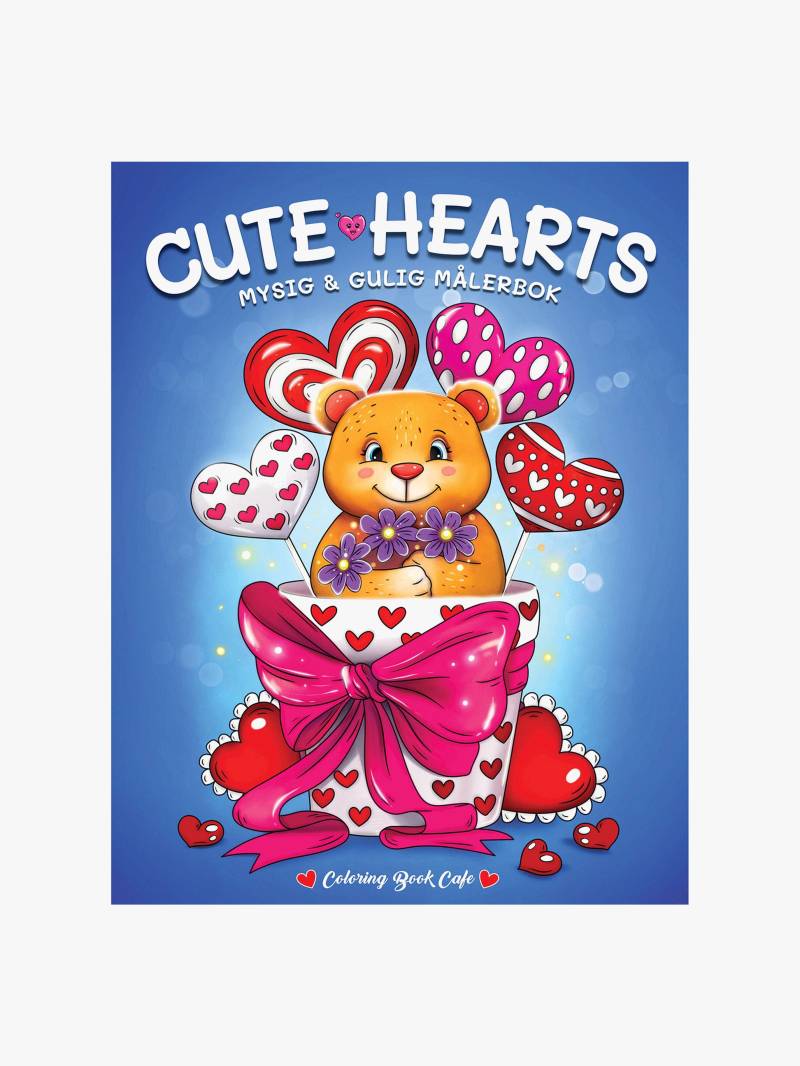 Cozy Malbuch  Cute Hearts von Legind A/S