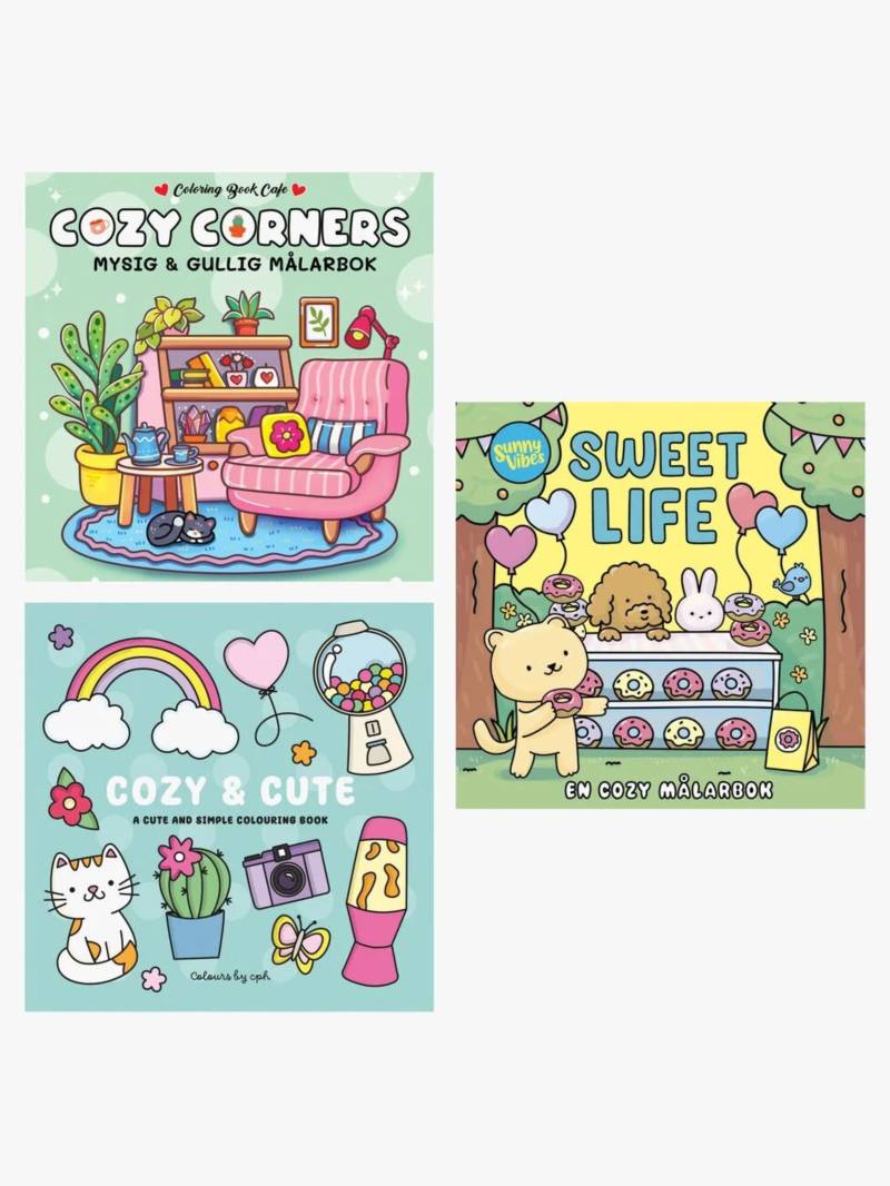 Cozy Malbuch-Paket Cute & Sweet Life Cozy Malbuch-Paket Cute & Sweet Life von Legind A/S