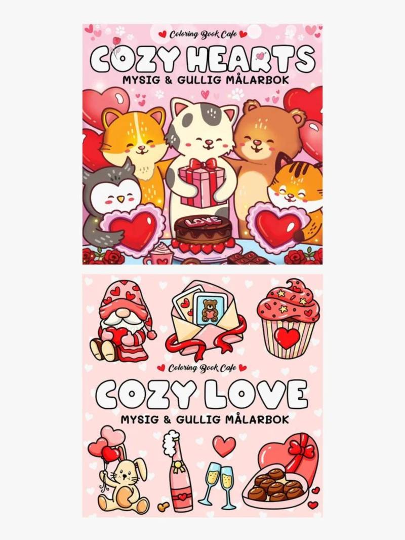 Cozy Malbuch-Paket Hearts Cozy Malbuch-Paket Hearts von Legind A/S