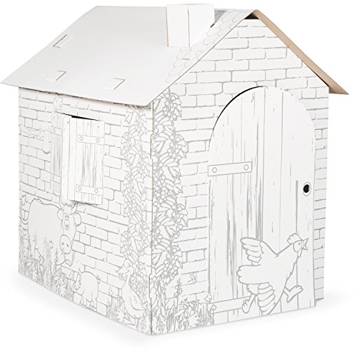 Legler 10015 - Spielhaus, Häuschen, aus Bastelkarton Legler 10015 - Spielhaus, Häuschen, aus Bastelkarton von Small Foot