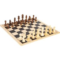 Small foot 11784 - Schach und Dame XL, Brettspiel, Holz von Legler