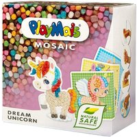 Small foot 11823 - PlayMais®, Mosaic, Dream Unicorn, über 2300 Stück und Zubehör, Bastelset von Legler