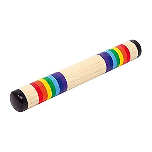 Legler 2020297 1647-Musikinstrument-Regenstab, bunt, Mehrfarbig von Small Foot