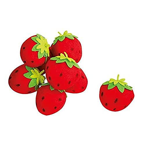 Legler 4421 Filz-Erdbeeren, Zubehör, 7-er Set, Rot Legler 4421 Filz-Erdbeeren, Zubehör, 7-er Set, Rot von Legler