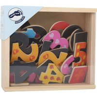 Small foot 10731 - Bunte Magnetzahlen, 40 Teile in Holzbox, 17x15x5cm Small foot 10731 - Bunte Magnetzahlen, 40 Teile in Holzbox, 17x15x5cm von Legler