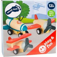 Small foot 11884 - Rückziehflieger-Set, Flugzeug-Set, Holz, 3-teilig Small foot 11884 - Rückziehflieger-Set, Flugzeug-Set, Holz, 3-teilig von Legler