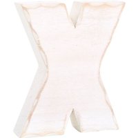 Small foot 1241 - Holzbuchstabe X, weiß lasiert, Höhe: 15 cm von Legler