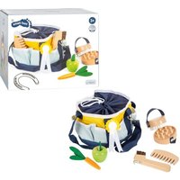 Small foot 12419 - Pferdepflege-Set mit Tasche, Pferde-Putzset von Legler