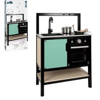 Small foot 12433 - Kinderküche Industrial mit Zubehör, Holz/Kunststoff, Maße: 56x30x72cm von Legler