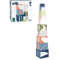 Small foot 12441 - Stapelwürfel Arctic mit Polartier-Motiven Pappe, 10-teilig von Legler