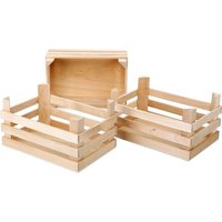 Small foot 1807 - Große Kiste natur, Holz-Kisten für Kaufladen, 3er Set, 18x10x10cm Small foot 1807 - Große Kiste natur, Holz-Kisten für Kaufladen, 3er Set, 18x10x10cm von Legler