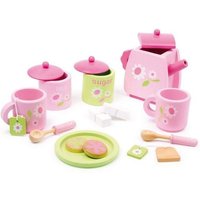 Small foot 2849 - Teeservice rosa, 17-teilig, Holz Small foot 2849 - Teeservice rosa, 17-teilig, Holz von Legler