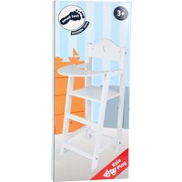 Small foot 2857 - Puppenhochstuhl, Holz, weiß, Sitzhöhe: 30cm von Legler