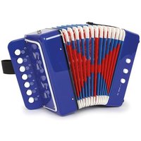 Small foot 3318 - Akkordeon blau, Kinder-Musikinstrument, Höhe: 17cm von Legler